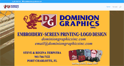 Desktop Screenshot of dominiongraphicsinc.com